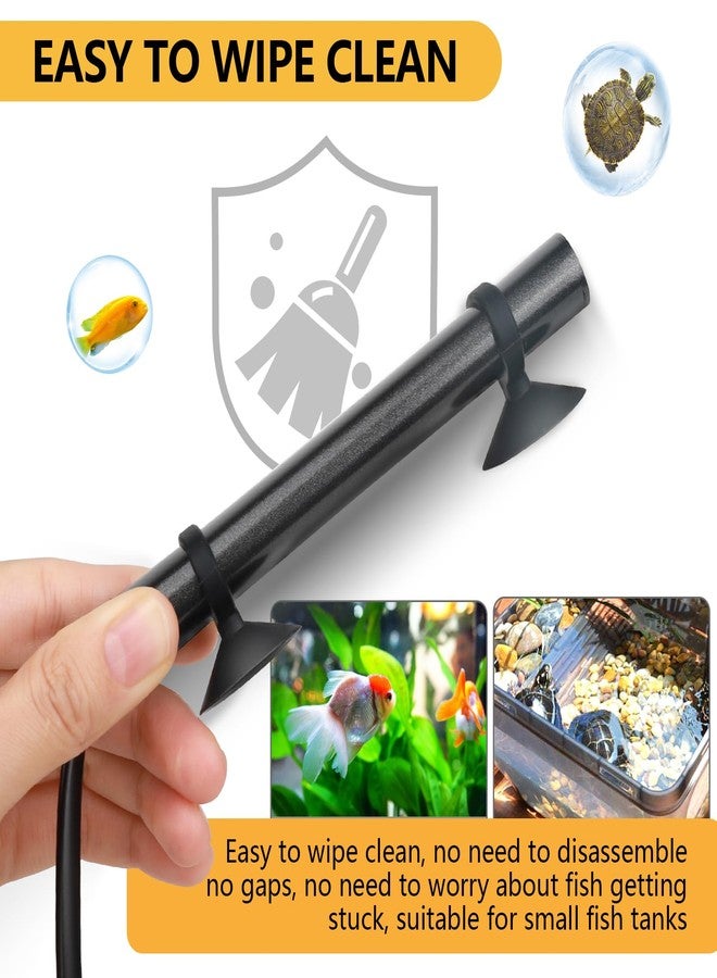 هايغر سخان أحواض السمك الغاطس الصغير من هيغر، سخان لأحواض السلاحف وأسماك البيتا مع شاشة عرض رقمية ووحدة تحكم خارجية للمياه العذبة - Image 4